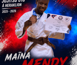 Affiche du championnat d'Europe jujitsu U16 2026 - Maïna