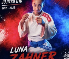 Affiche du championnat de France jujitsu U16 2026 - Luna