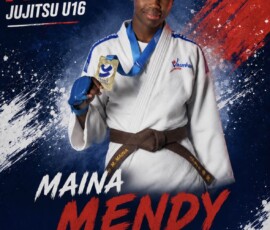 Affiche du championnat de France jujitsu U16 2026 - Maïna