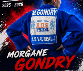 Affiche du passage de grade 1er dan 2026 - Morgane