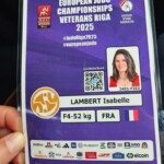 Championnat d'Europe veterans 2025 à Riga