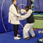 Maïna et Morgane, au championnat de France Minimes à Villebon-sur-Yvette