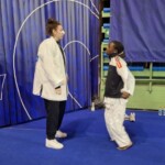 Maïna et Morgane, au championnat de France Minimes à Villebon-sur-Yvette