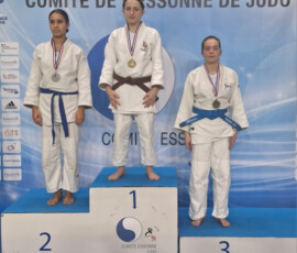 Podium championnat Île-de-France jujitsu 2025