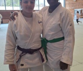 Championnat île-de-France minimes - Inès et Maïmouna