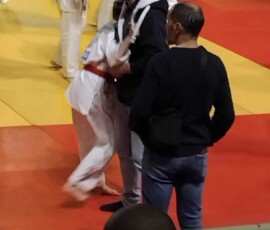 Coupe Île-de-France Benjamins à Villebon-sur-Yvette - échauffement Lucie