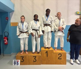 Critérium régional 95 cadets 2026 - podium Maïna