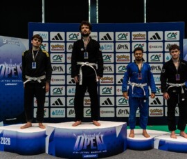 Open jujitsu brésilien de Lormont - podium Laouen