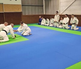 Remise de la ceinture noire à Morgane