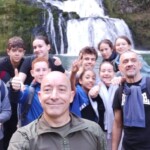 Groupe AS Vauréal judo lors du stage élite judo dans le Doubs - Source du Lison à Nans-sous-Sainte-Anne