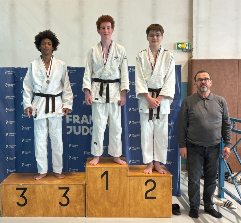 Coupe 95 cadets espoirs 2026 - podium Slimane