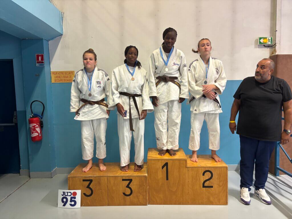 Critérium régional 95 cadets 2026 - podium Maïna