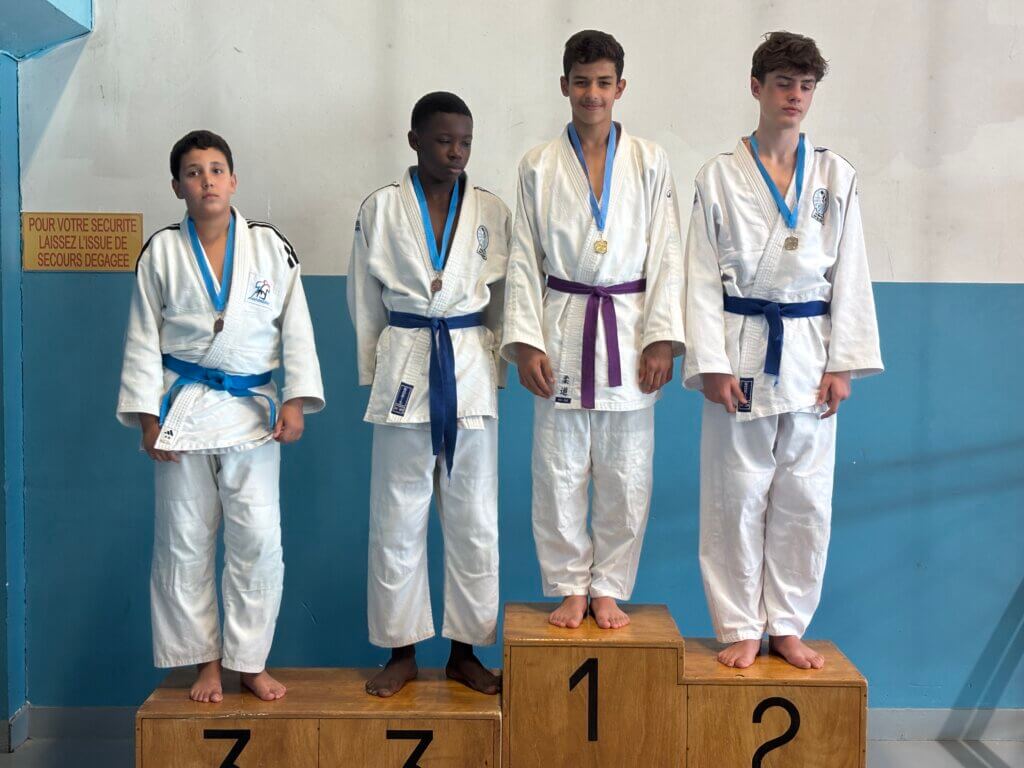 Critérium régional 95 minimes 2026 - podium Nour