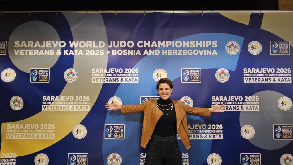 Championnat du Monde vétérans Sarajevo 2026 - Izzy après la pesée